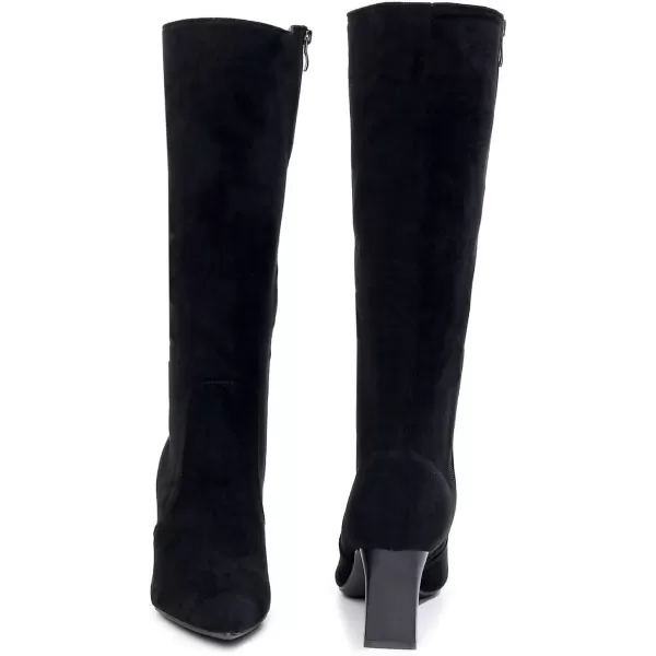 VenusCelia Women's Knee High Stretchy Fashion Boots