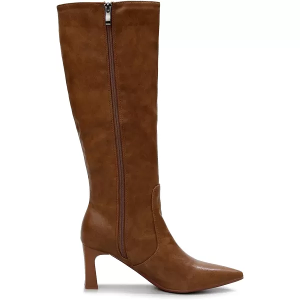 VenusCelia Women's Knee High Stretchy Fashion Boots
