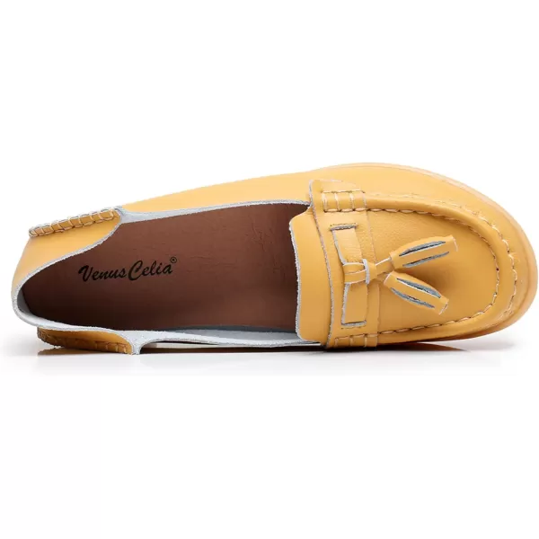 VenusCelia Women's Lantern Comfort Walking Flat Loafer