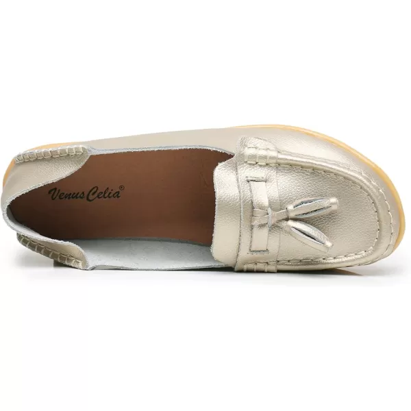 VenusCelia Women's Lantern Comfort Walking Flat Loafer