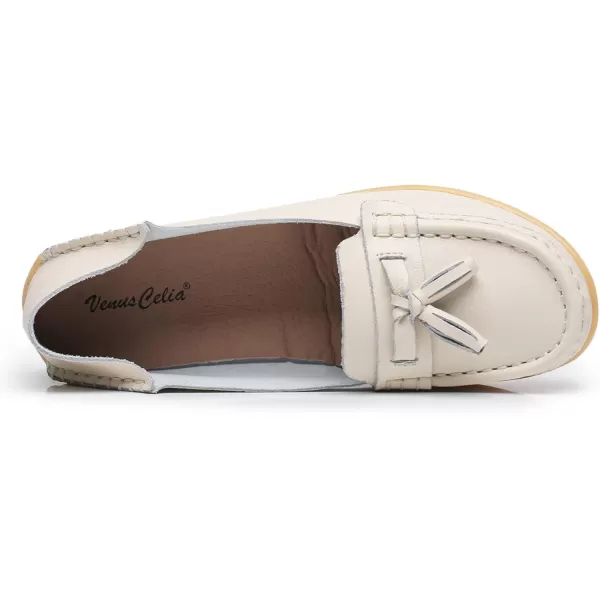 VenusCelia Women's Lantern Comfort Walking Flat Loafer