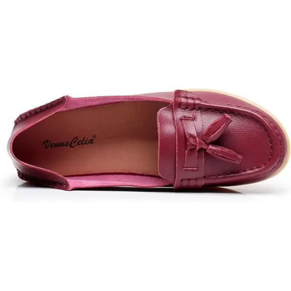 VenusCelia Women's Lantern Comfort Walking Flat Loafer
