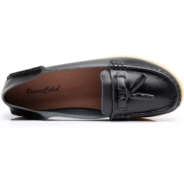 VenusCelia Women's Lantern Comfort Walking Flat Loafer