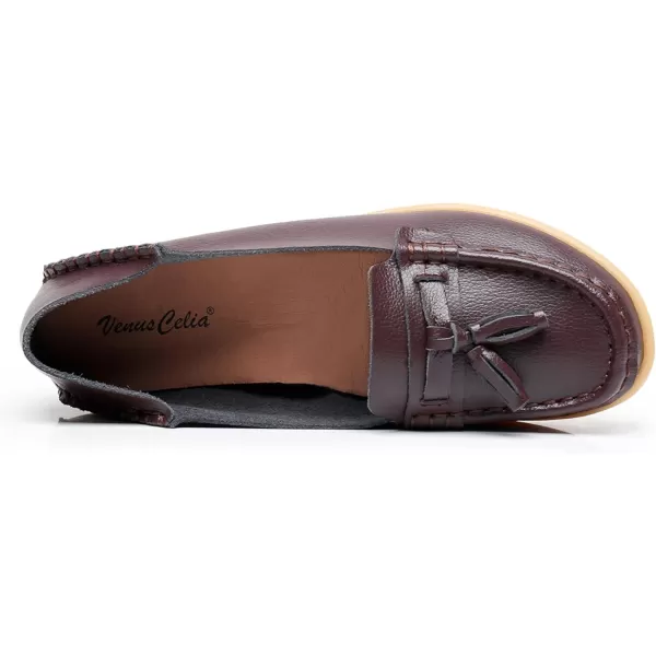 VenusCelia Women's Lantern Comfort Walking Flat Loafer