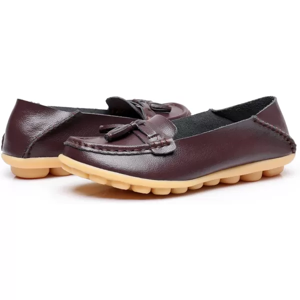 VenusCelia Women's Lantern Comfort Walking Flat Loafer