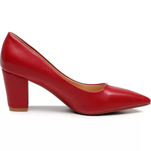 VenusCelia Women's Lewin Pump Chunky Heel Shoe