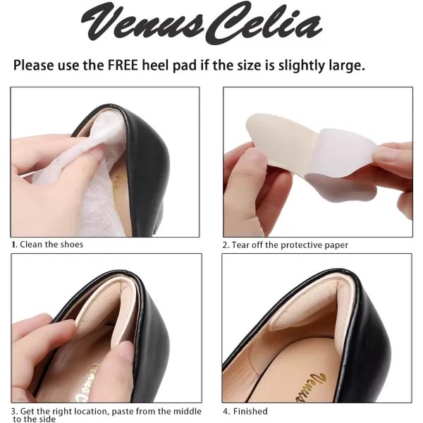 VenusCelia Women's Lewin Pump Chunky Heel Shoe