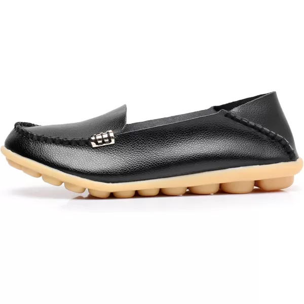 VenusCelia Women's Natural 2 Comfort Walking Flat Loafer
