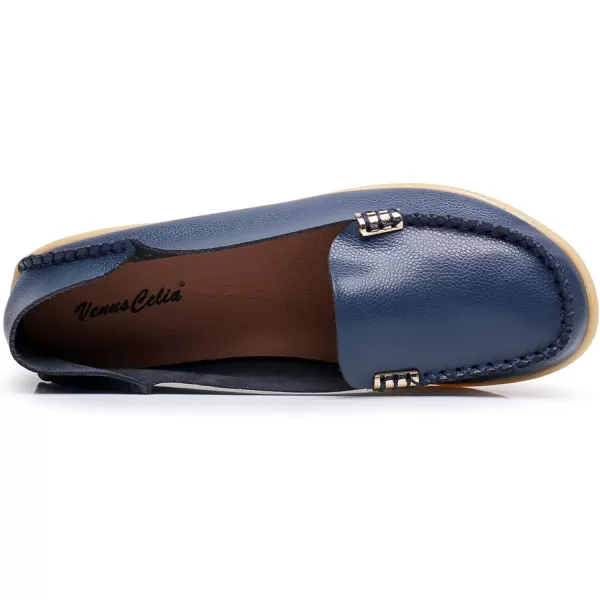 VenusCelia Women's Natural 2 Comfort Walking Flat Loafer