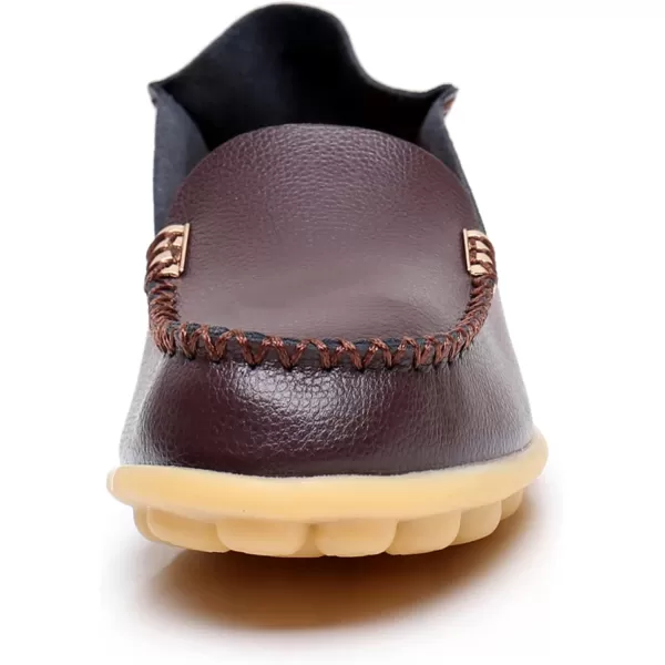 VenusCelia Women's Natural 2 Comfort Walking Flat Loafer