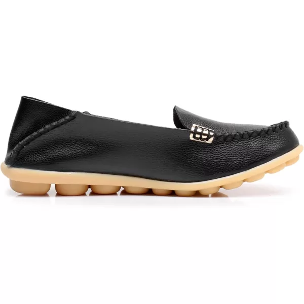 VenusCelia Women's Natural 2 Comfort Walking Flat Loafer