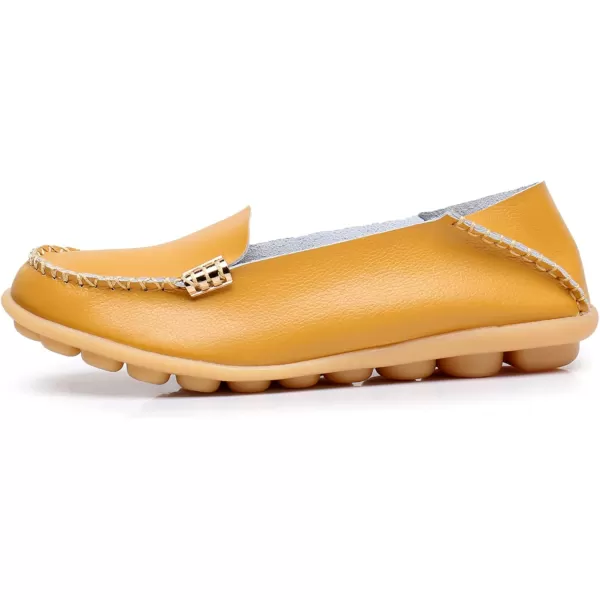 VenusCelia Women's Natural 2 Comfort Walking Flat Loafer
