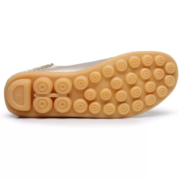 VenusCelia Women's Natural 2 Comfort Walking Flat Loafer
