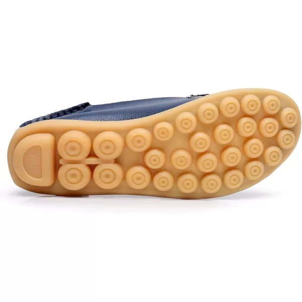 VenusCelia Women's Natural 2 Comfort Walking Flat Loafer