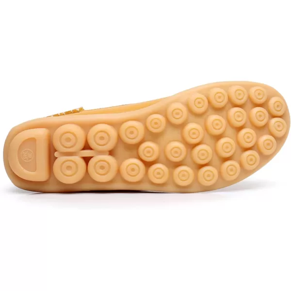 VenusCelia Women's Natural 2 Comfort Walking Flat Loafer