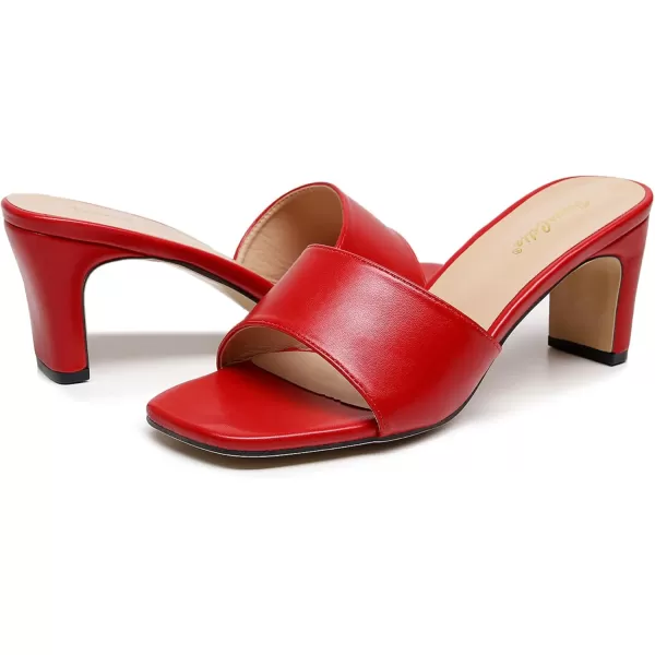 VenusCelia Women's One Band Pump Heeled Sandal