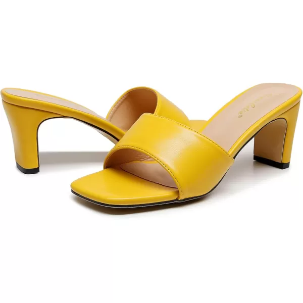 VenusCelia Women's One Band Pump Heeled Sandal