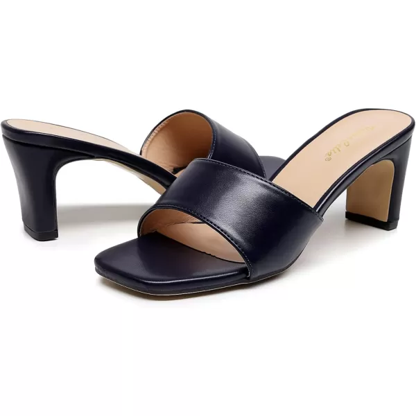 VenusCelia Women's One Band Pump Heeled Sandal