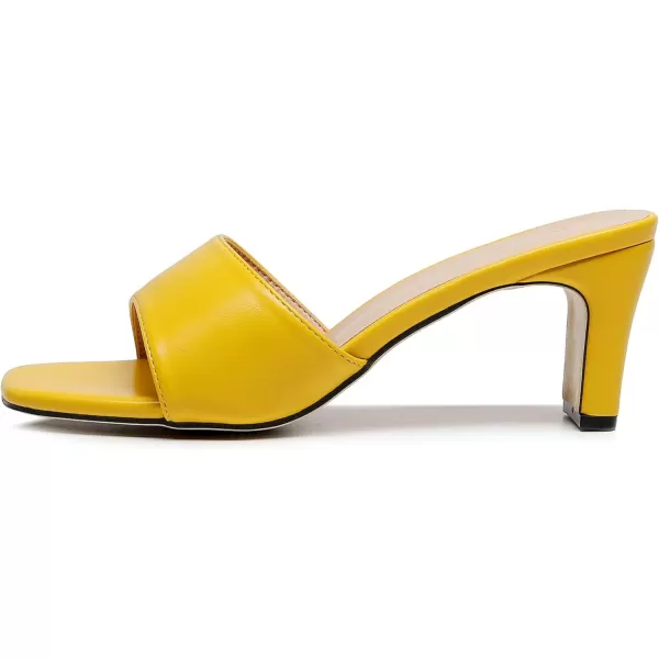 VenusCelia Women's One Band Pump Heeled Sandal