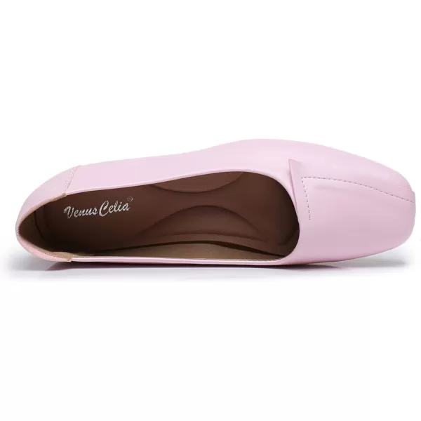 VenusCelia Women's Plain Dance Flat Shoe