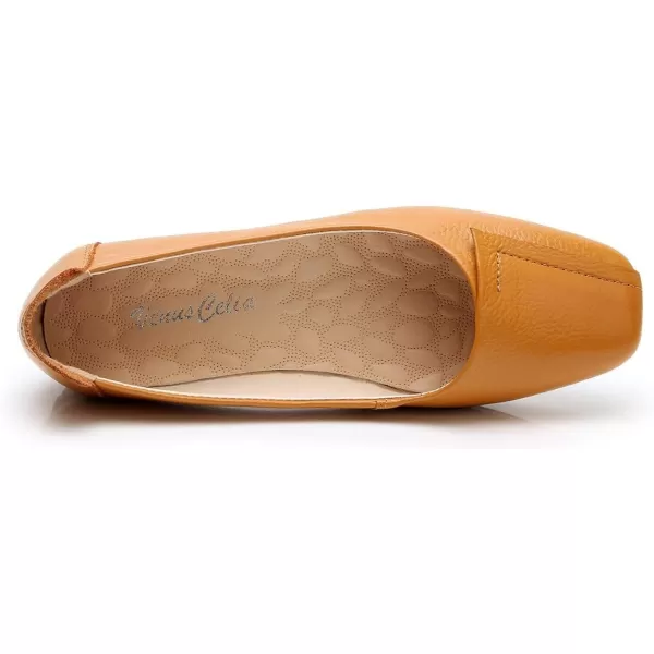 VenusCelia Women's Plain Dance Flat Shoe