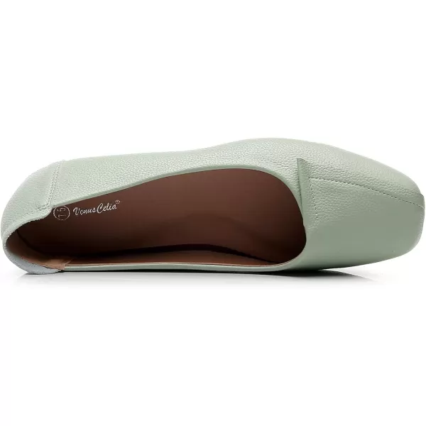 VenusCelia Women's Plain Dance Flat Shoe