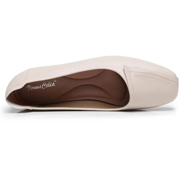VenusCelia Women's Plain Dance Flat Shoe