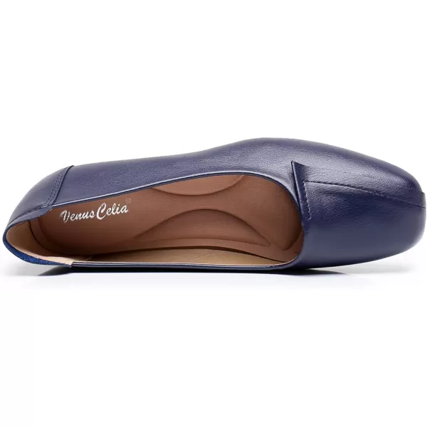 VenusCelia Women's Plain Dance Flat Shoe