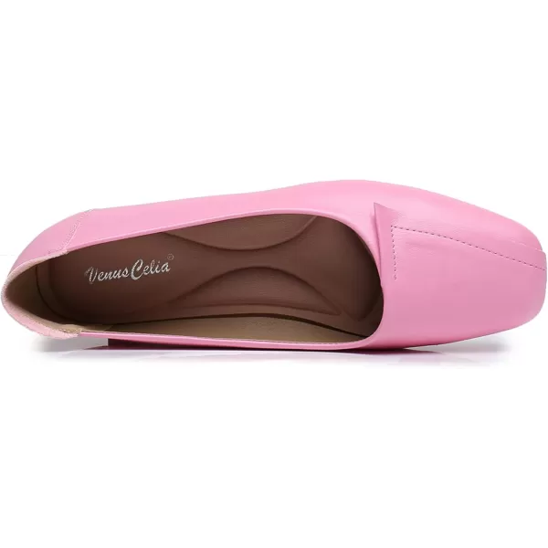 VenusCelia Women's Plain Dance Flat Shoe