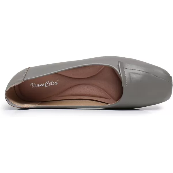 VenusCelia Women's Plain Dance Flat Shoe