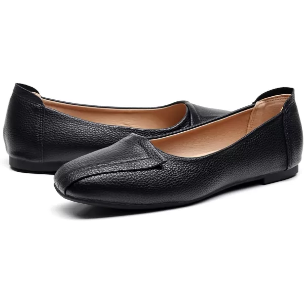 VenusCelia Women's Plain Dance Flat Shoe