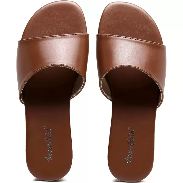 VenusCelia Women's Plain Flat Sandal