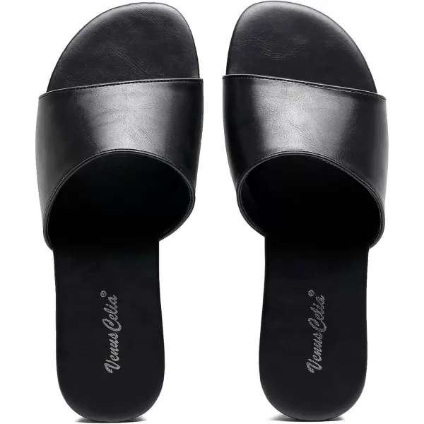 VenusCelia Women's Plain Flat Sandal
