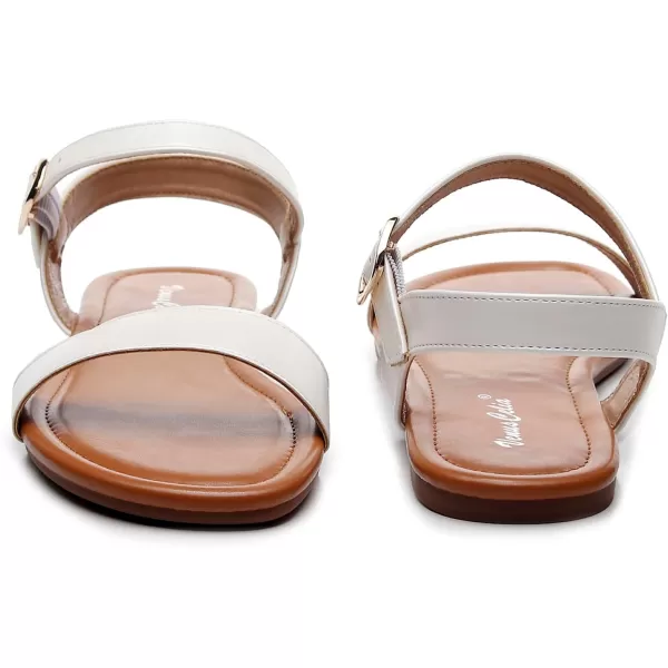 VenusCelia Women's Plain Strap Flat Sandal