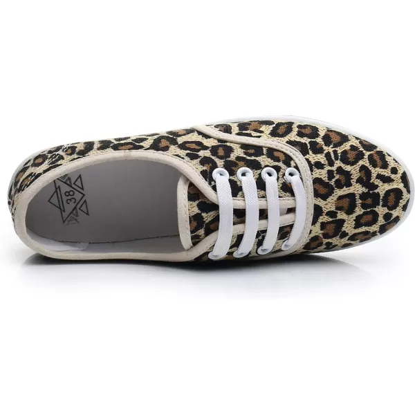VenusCelia Women's Rainbow Canvas Lace Up SneakerⅡ