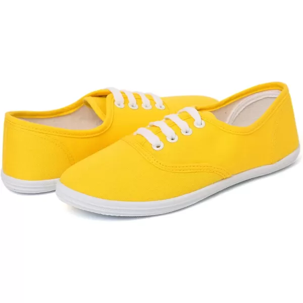 VenusCelia Women's Rainbow Lace Up Sneaker Shoes