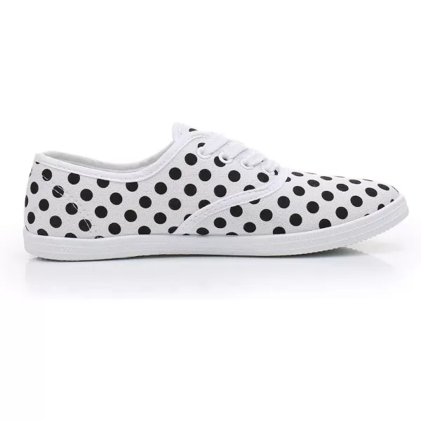 VenusCelia Women's Rainbow Lace Up Sneaker Shoes