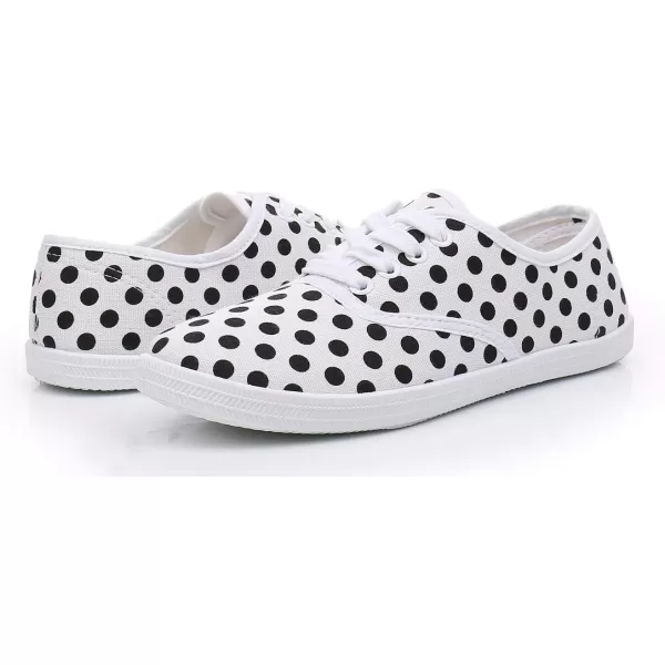 VenusCelia Women's Rainbow Lace Up Sneaker Shoes