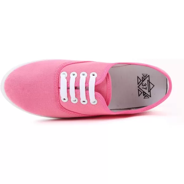 VenusCelia Women's Rainbow Lace Up Sneaker Shoes
