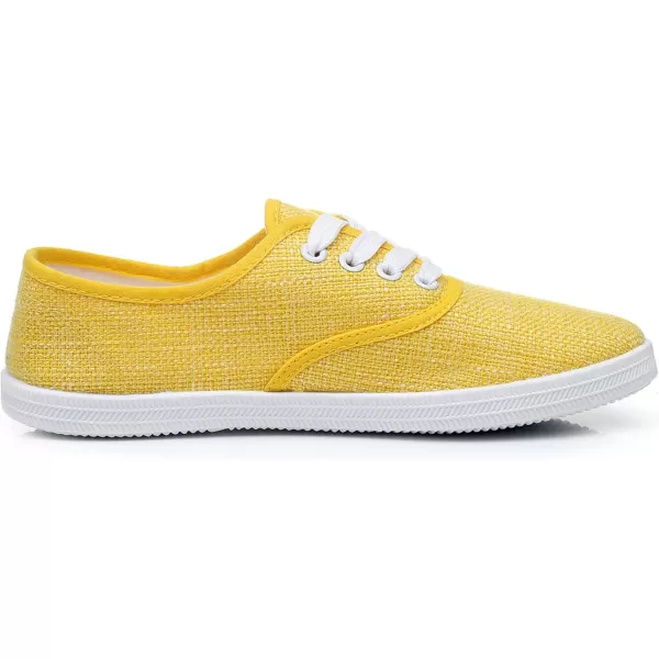 VenusCelia Women's Rainbow Lace Up Sneaker Shoes