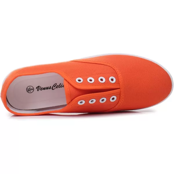VenusCelia Women's Rainbow Lace Up Sneaker Shoes