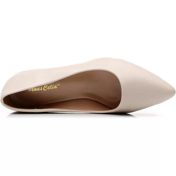 VenusCelia Women's Rokoko Pump Kitten Heel Shoe