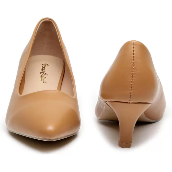 VenusCelia Women's Rokoko Pump Kitten Heel Shoe