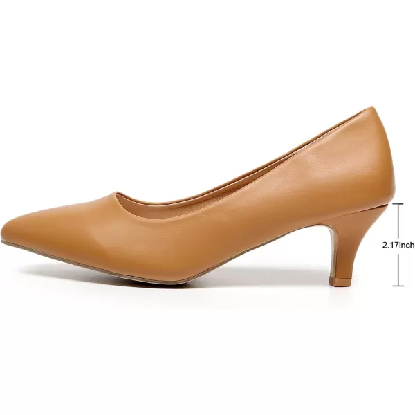 VenusCelia Women's Rokoko Pump Kitten Heel Shoe