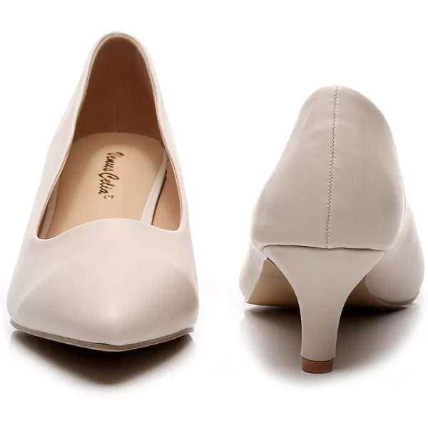 VenusCelia Women's Rokoko Pump Kitten Heel Shoe