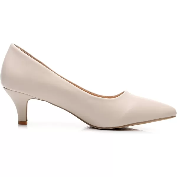 VenusCelia Women's Rokoko Pump Kitten Heel Shoe