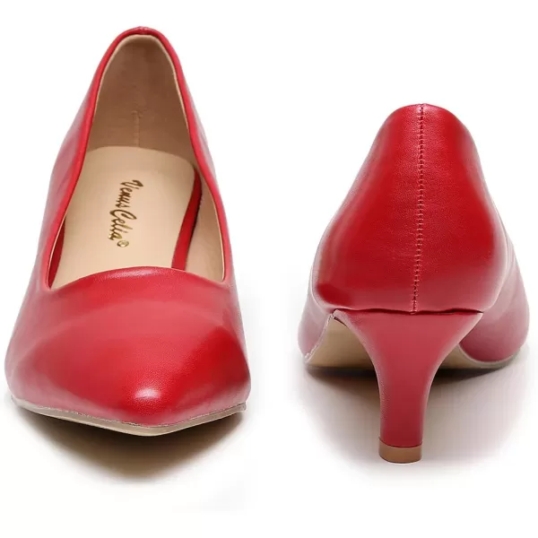 VenusCelia Women's Rokoko Pump Kitten Heel Shoe