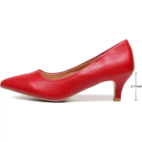 VenusCelia Women's Rokoko Pump Kitten Heel Shoe