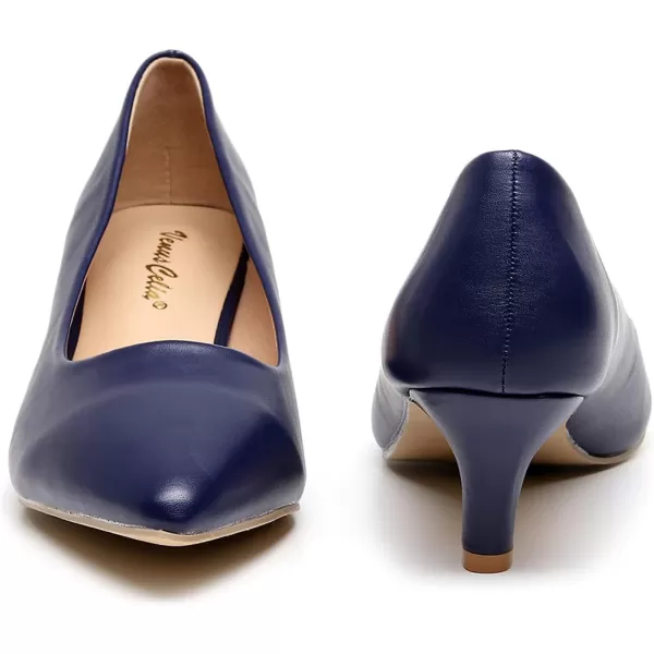 VenusCelia Women's Rokoko Pump Kitten Heel Shoe