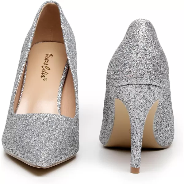 VenusCelia Women's Rokoko Pump Stiletto Heel Shoe